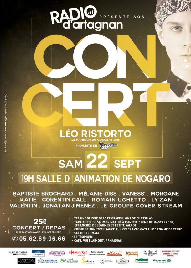 Concert Radio D’Artagnan 2018