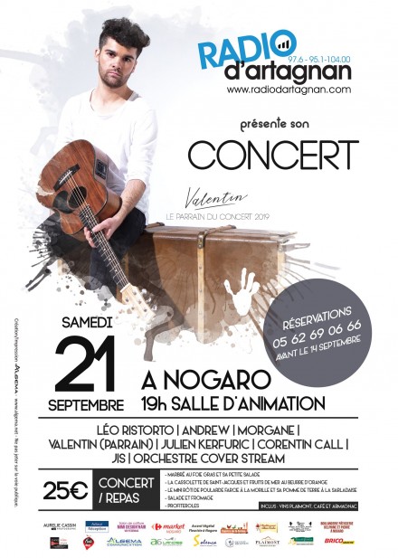 Concert Radio d’Artagnan 2019 !